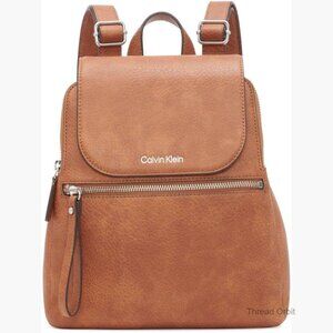 Vegan Leather Backpack with Interior Organization for Day Use